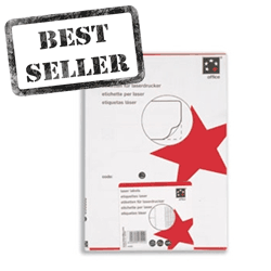 5 Star Labels Laser 139x99.1mm 4 per Sheet [100